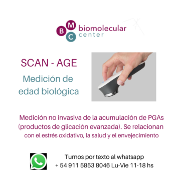 SCAN – AGE medición de edad biológica